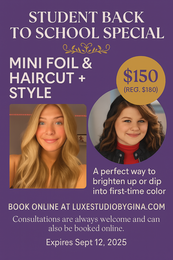 ✨Student Back-to-School Special✨