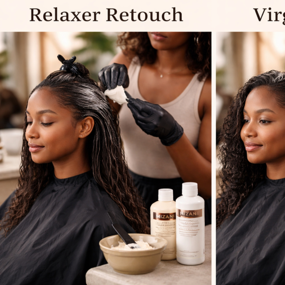 Relaxer Retouch at The Sanctuary in Ladson, SC