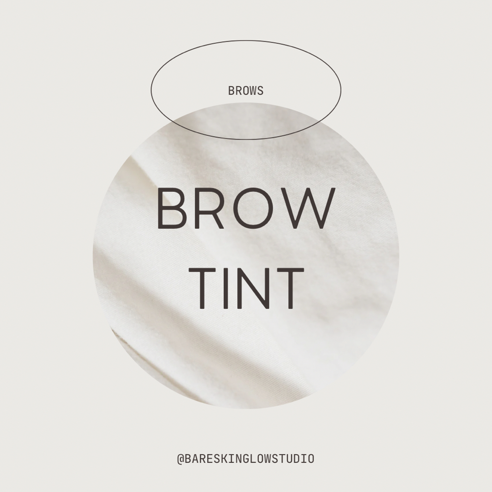 Brow Tint at Bare Skin Glow Studio in Vacaville, CA