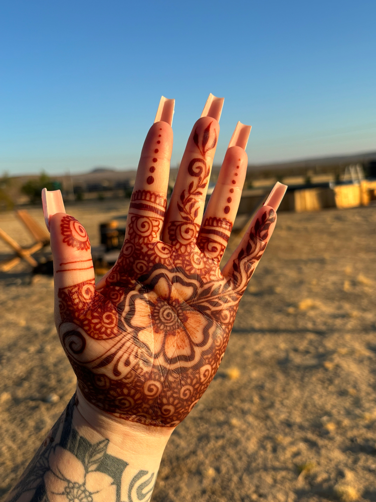 Wrist Length Henna
