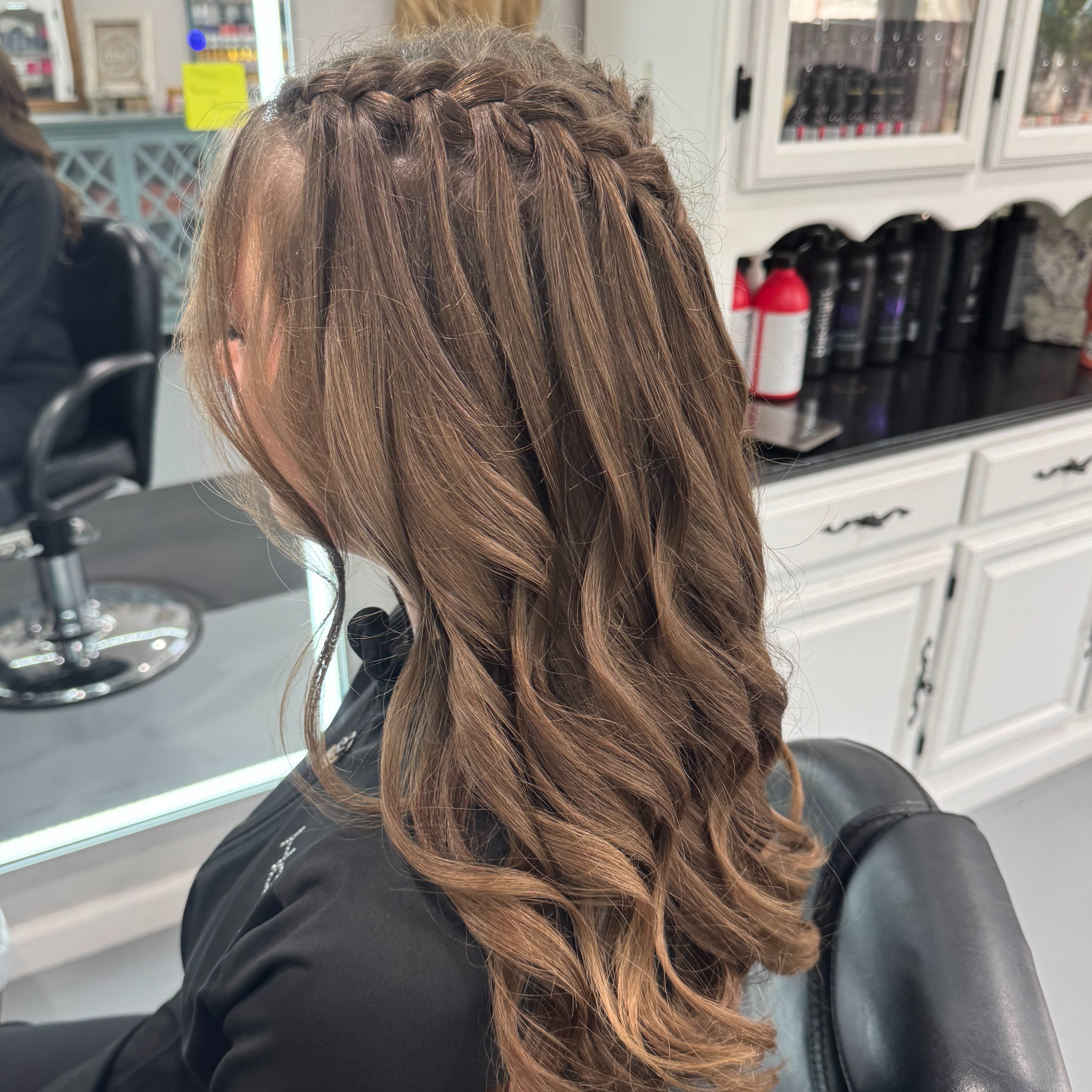 Prom Half Up W/Braid