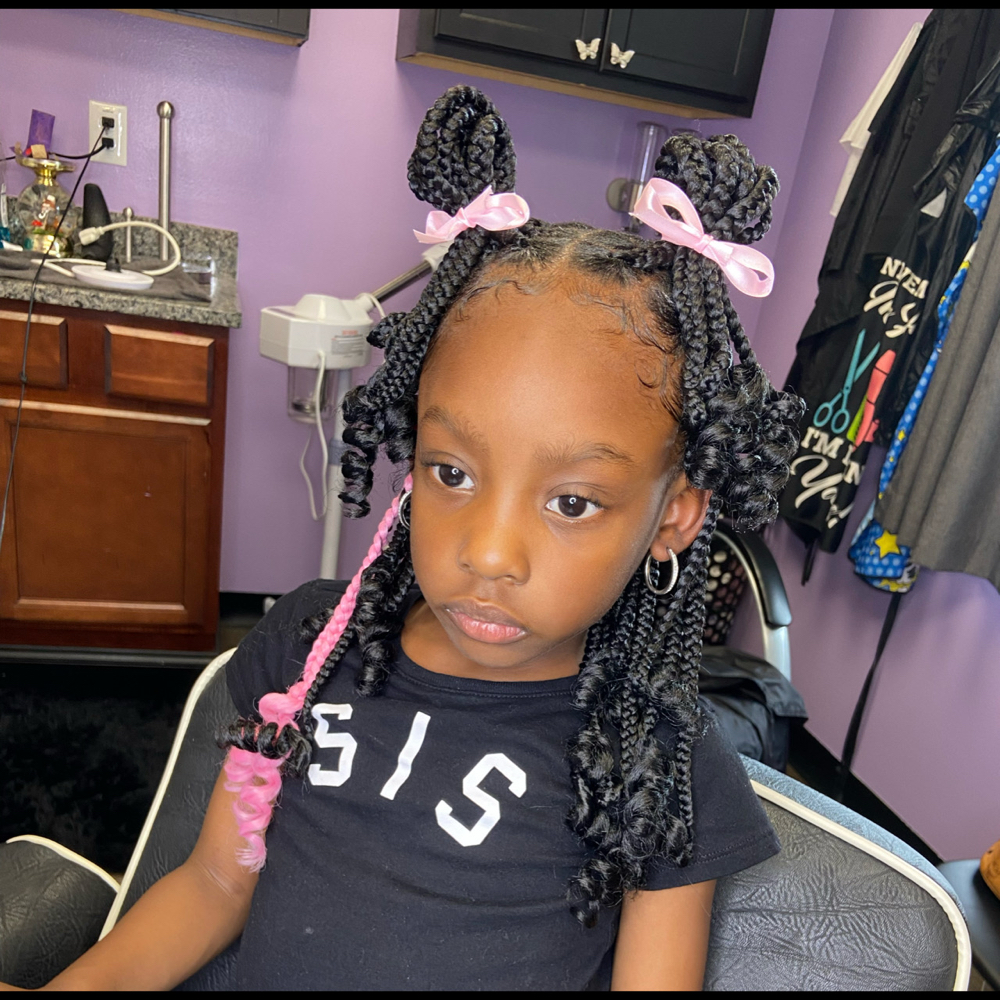 Kid’s Knotless Braids