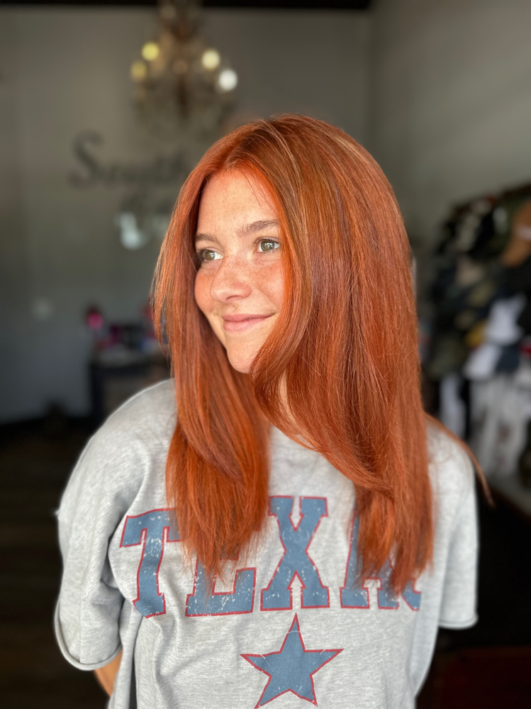 All Over Color Haircut