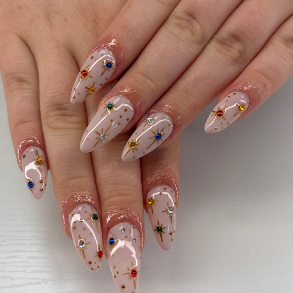 Gel-X Tier 2 Nail Art at Polished by Piper in catawba, NC