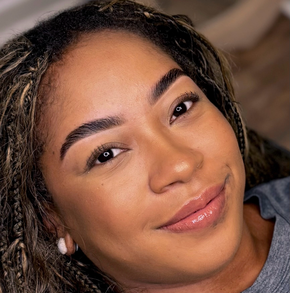 Brow Lamination, wax & tint