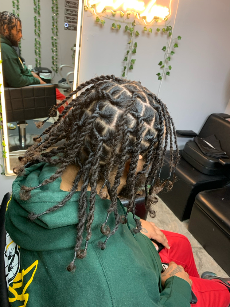Medium Starter Dreads Insta Loc at To Be Crowned By Nina Lynn in Emmaus, PA