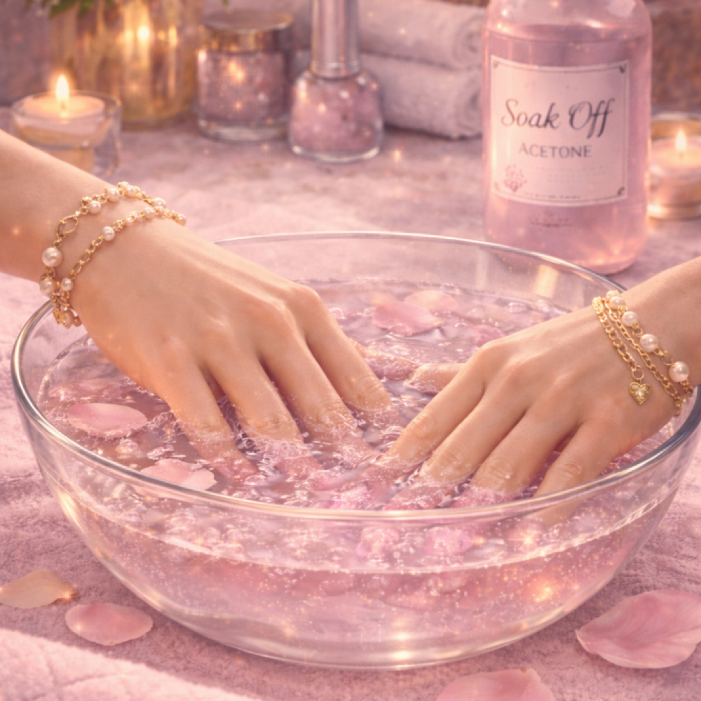 Soak Off at Bellissima Nails & More, LLC in Manchester, TN