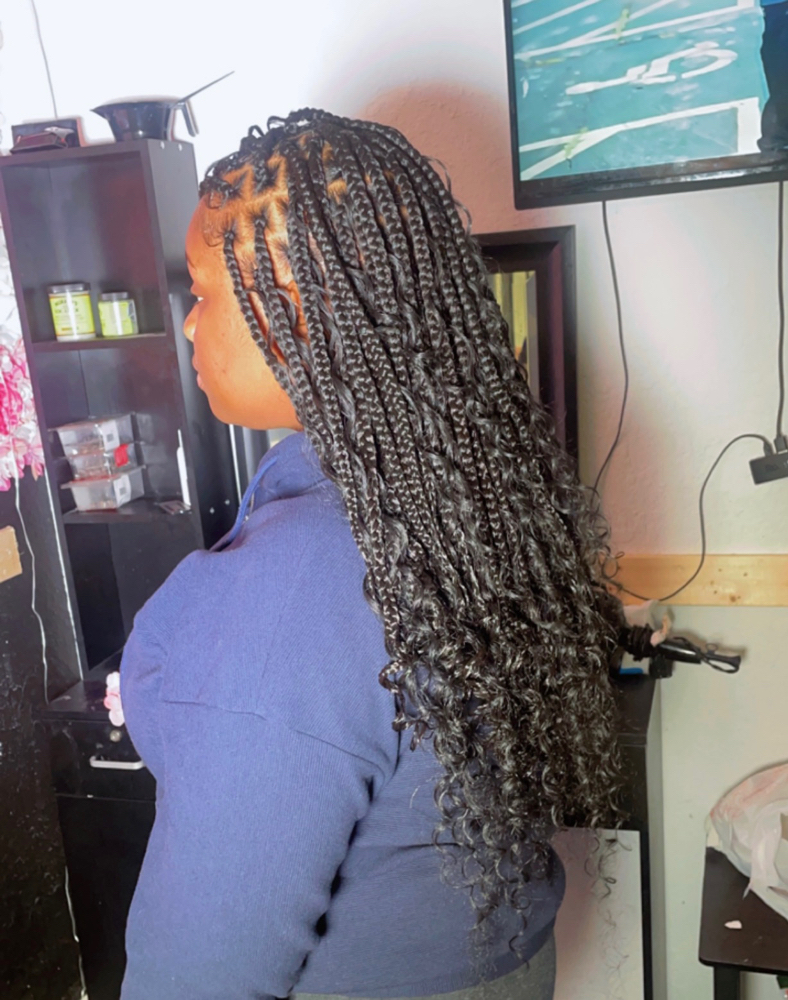 Smedium Boho Box Braids