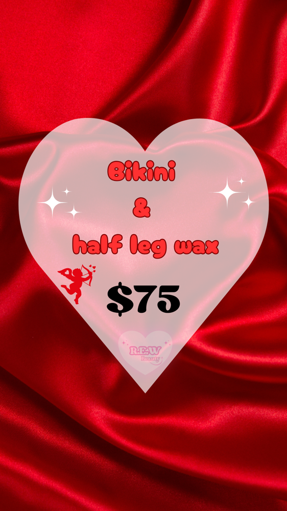 Bikini Wax & Half Leg Wax