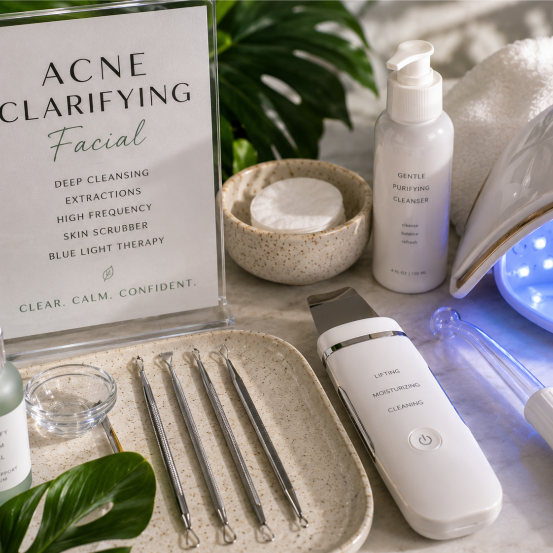 Acne Clarifying Facial at Pure Beauty Esthetics in Santa Cruz, CA