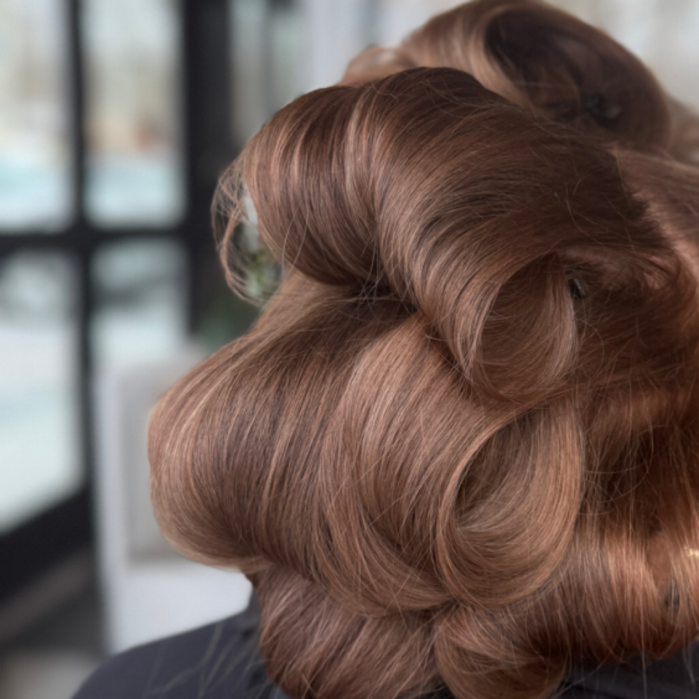 Bridal Updo at Marcellebhair in Brookfield, CT