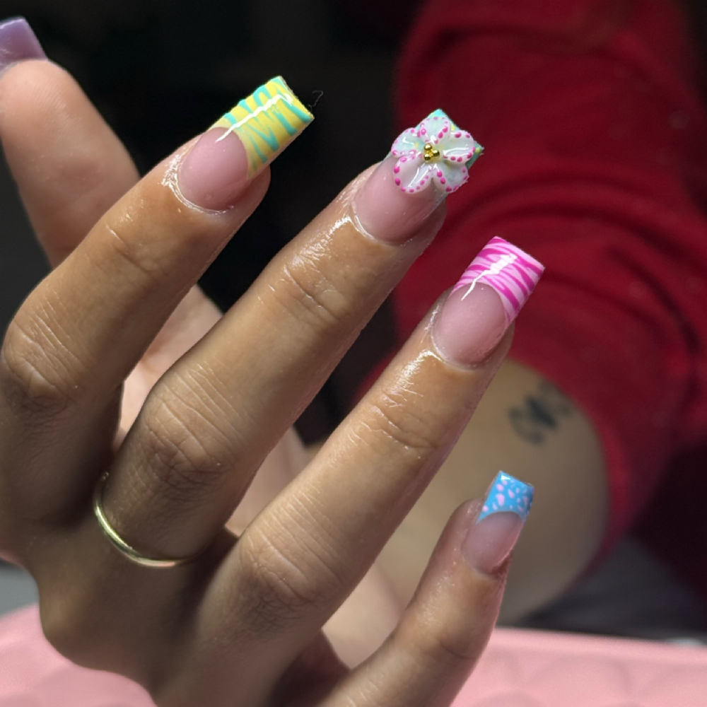 M ~ Acrylic Full Set at Polished By Addi in College Station, TX