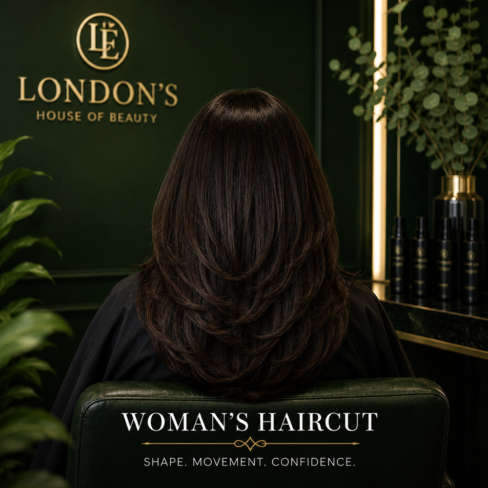 Woman’s Haircut at London’s House Of Beauty in Lebanon, PA