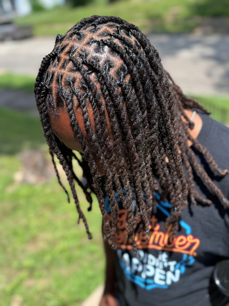 Men Retwist And Ropes (Med) at LoccsByDerra in Saint Louis, MO