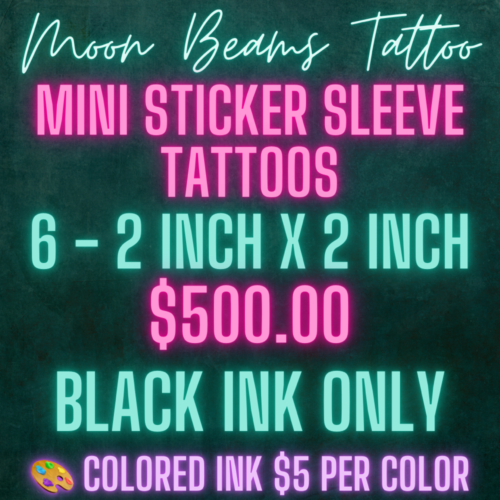 Mini Tattoo Sticker Sleeve