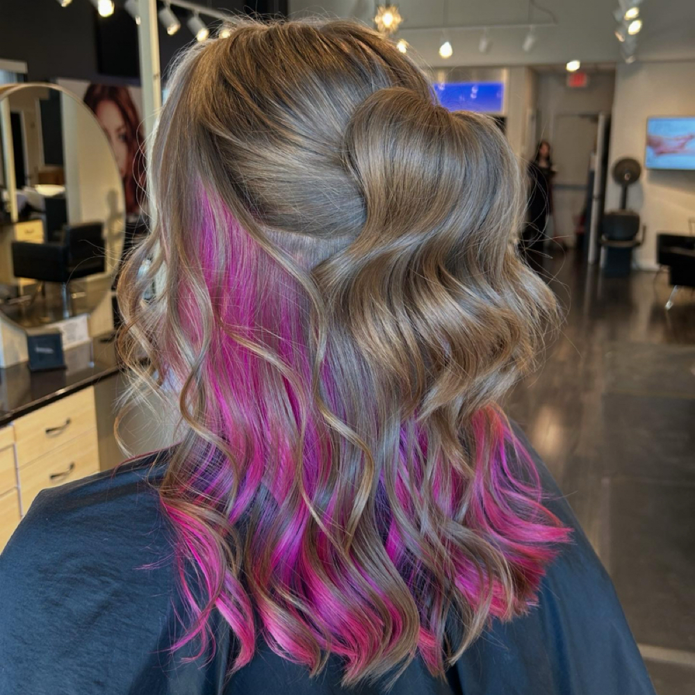 Peek a boo Fantasy Color at hairbybellaboo in Hagerstown Maryland, MD