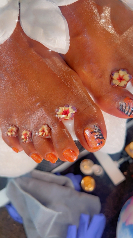 Polish Change On Toes