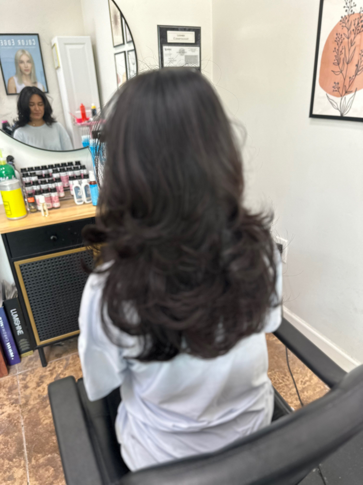 Women’s Haircut & Blowout at Beauty Lab Co. in Bakersfield, CA