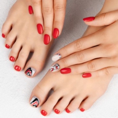 Gel Pedicure+Gel Manicure at Sky Nails in Florence, KY