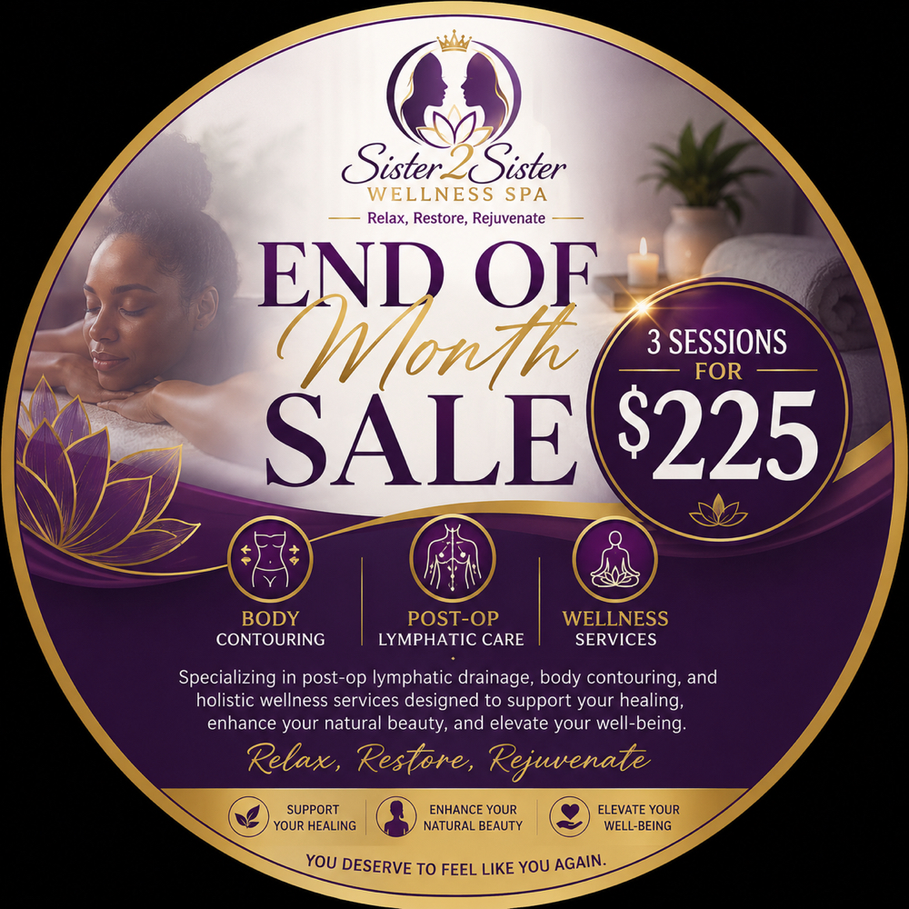 3 Session at Sister2Sister Wellness Spa in Mesquite, TX
