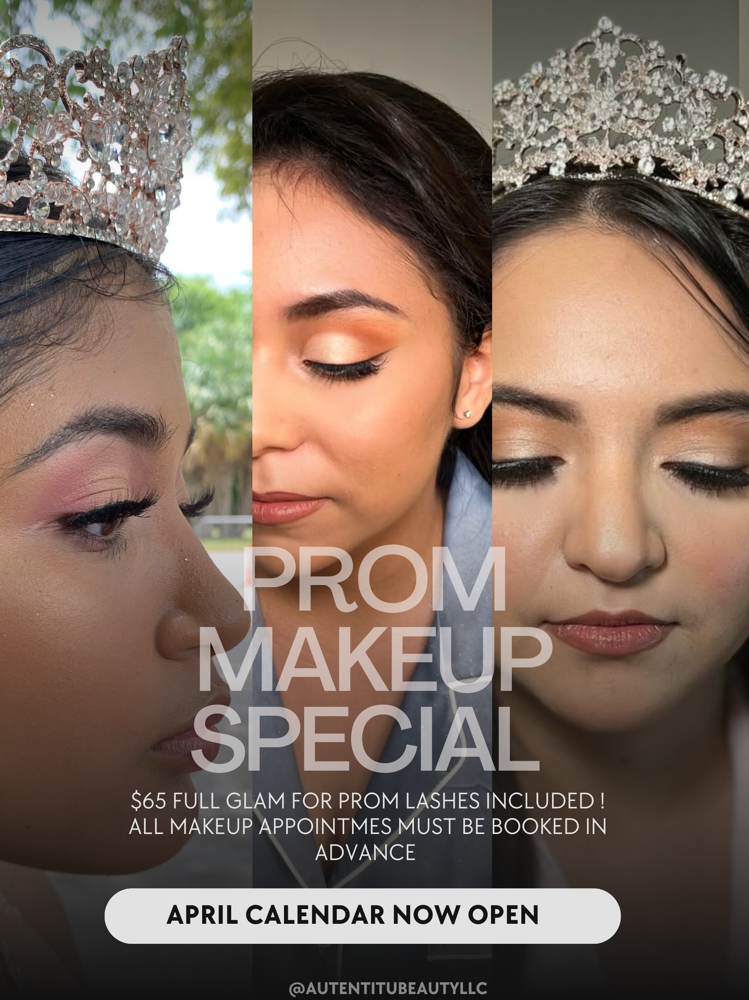 Prom Full Glam (Lashes included)