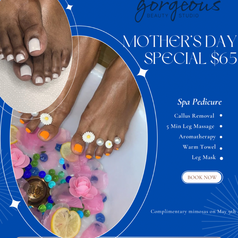 Spa Pedicure Promo at Hello Gorgeous Beauty Studio in Orange, NJ