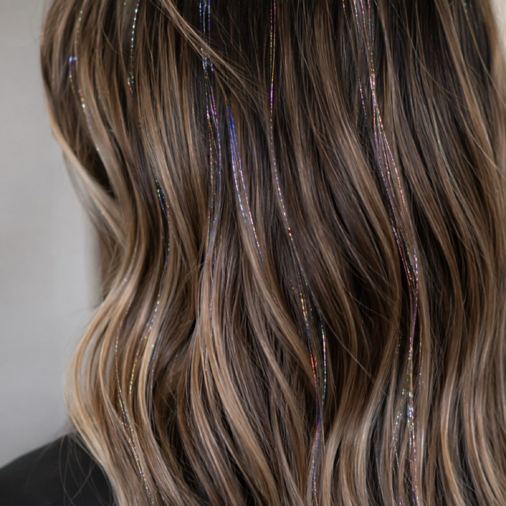 Hair Tinsel at Mood Beauty in Victorville, CA