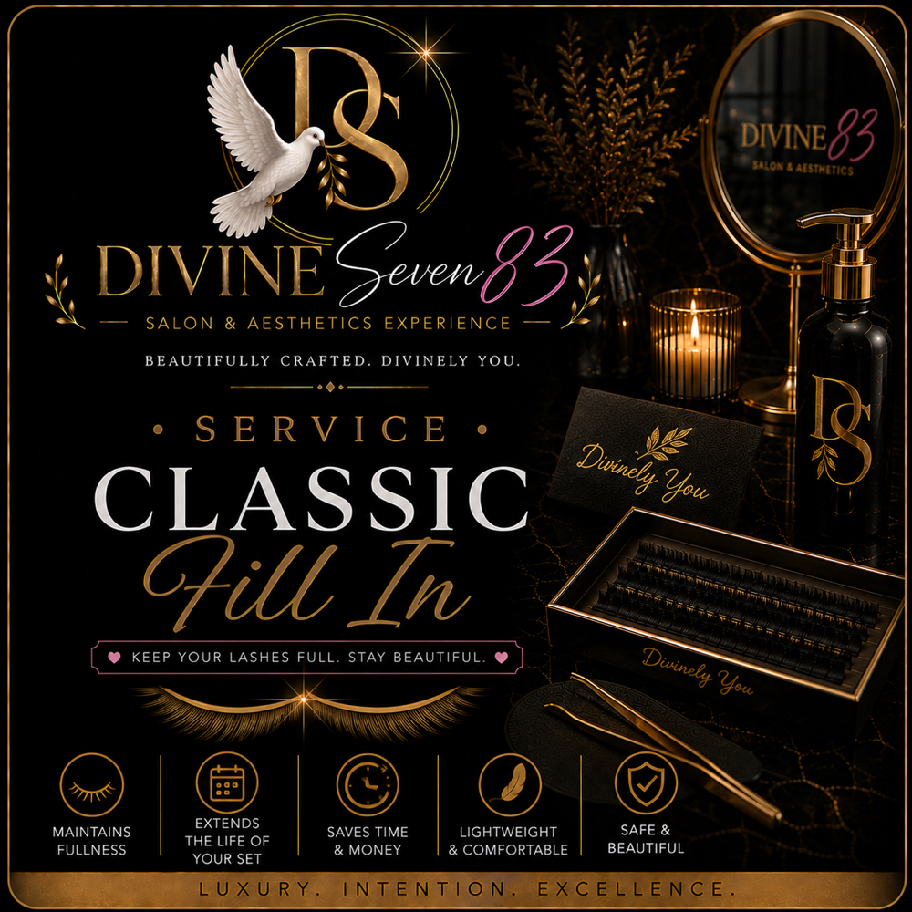 Classic Fill at Divine Sevyn83 Salon & Aesthetics in Alexandria, LA