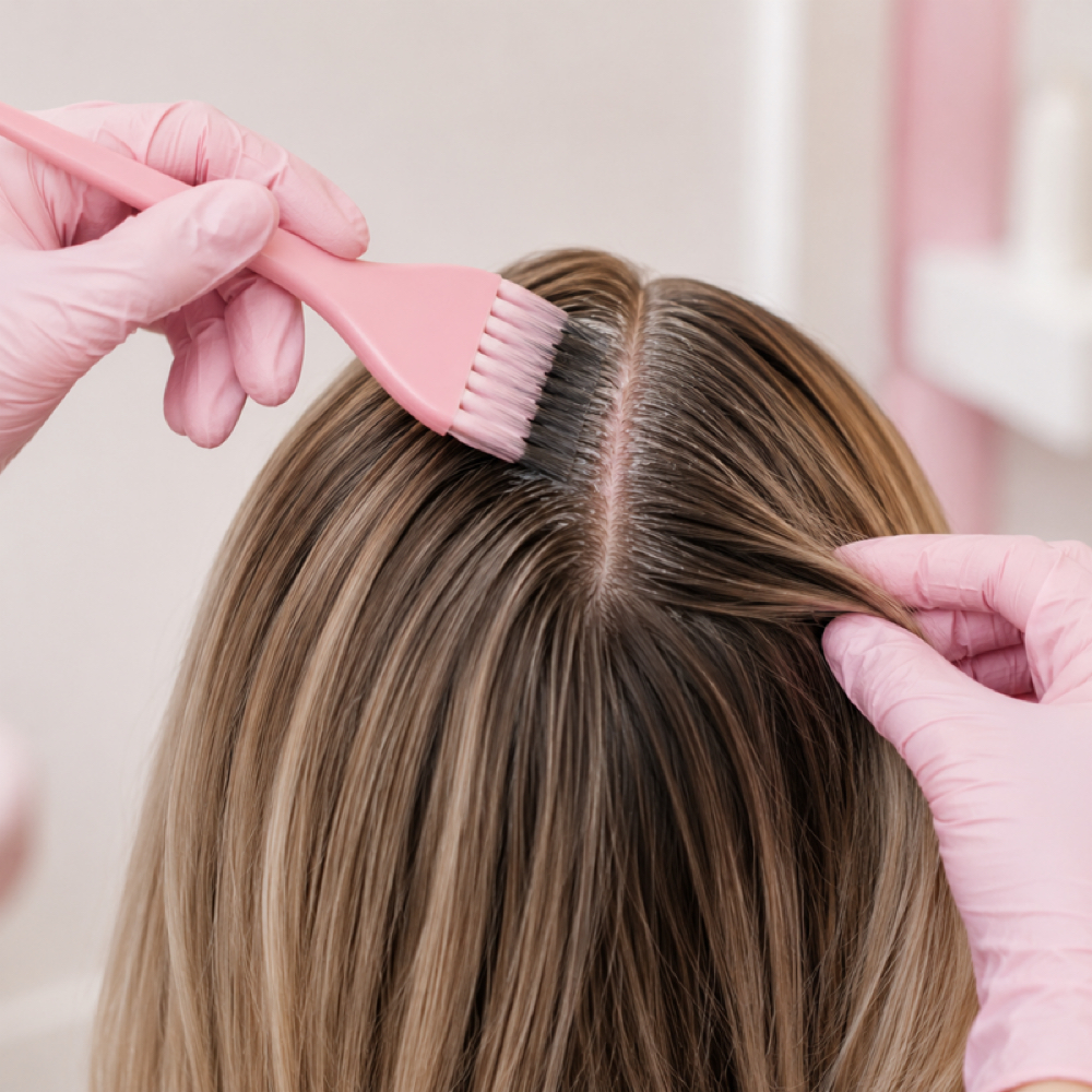 Root touch Up - Wet Style at The Pretty Parlor in Orlando, FL