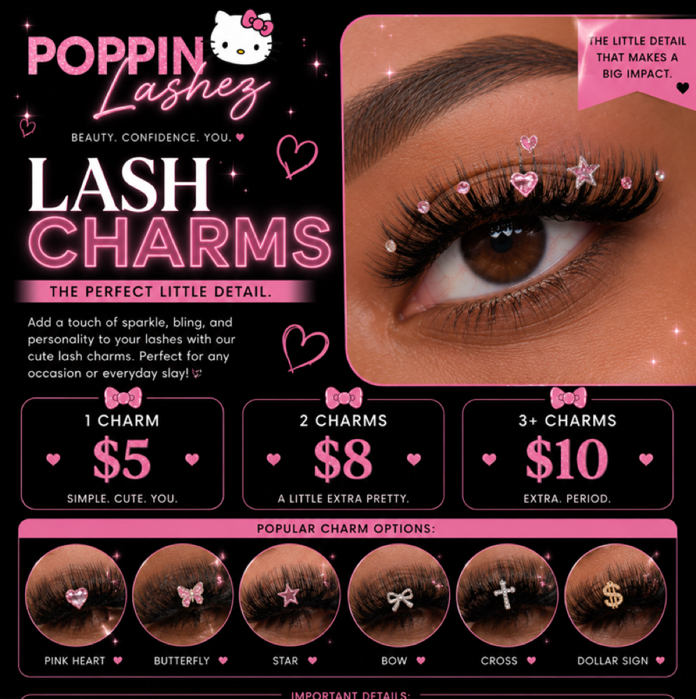 Lash Charms at Poppinlashez