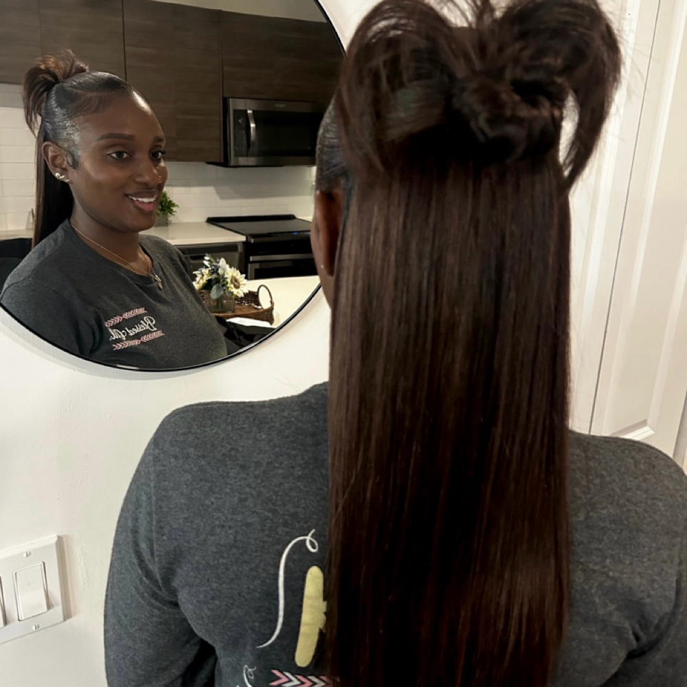Half up Half down 𝓅ℴ𝓃𝓎 at 𝓢𝓽𝔂𝓵𝓮𝓼 𝓫𝔂 𝓈𝒽𝒾𝓃𝒶 in 𝓣𝓪𝓶𝓹𝓪, FL