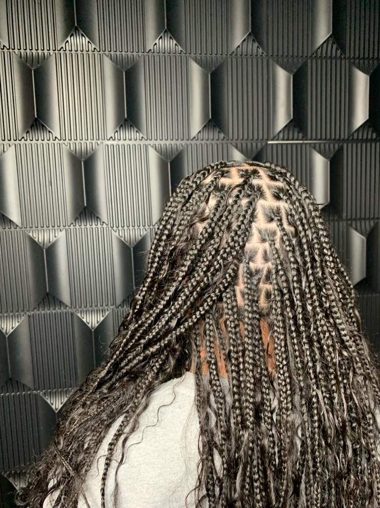 Smedium goddess braids