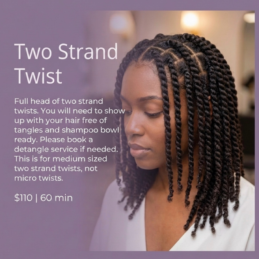 Two Strand Twist at Hair by J’Rena’ in Lawrenceville, GA