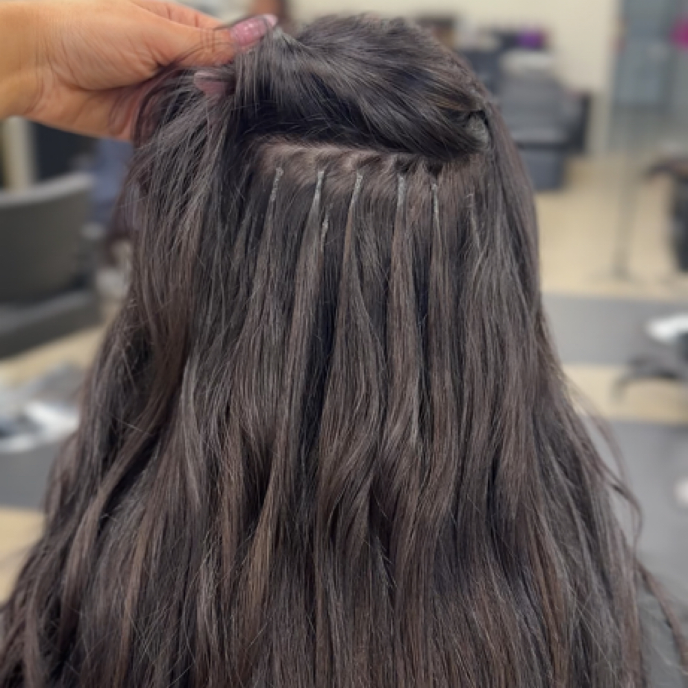 Alexia K-tip Install at Good Company Salon in Tustin, CA