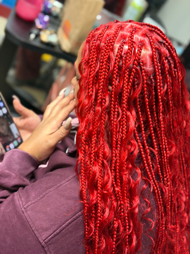 Medium Knotless X boho at The royal lab in New York, NY