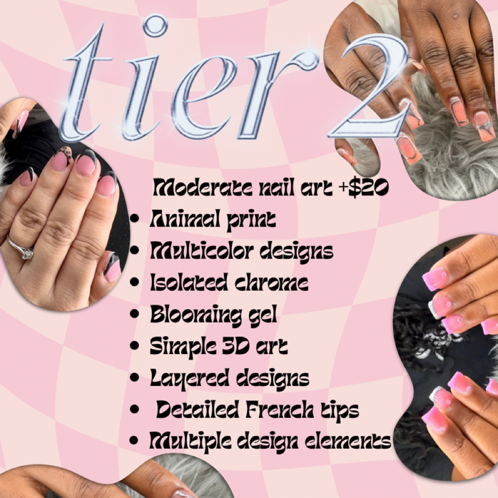 Tier 2 Art at Vivid Beauty Bar in Tyler, TX