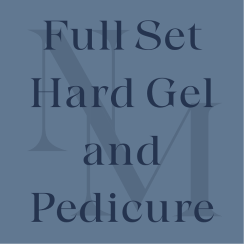 Full Set Hard Gel and Pedicure at The Nail Moment in Salem, OR