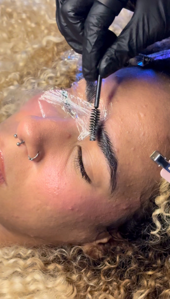 Brow Lamination + Wax + Tint