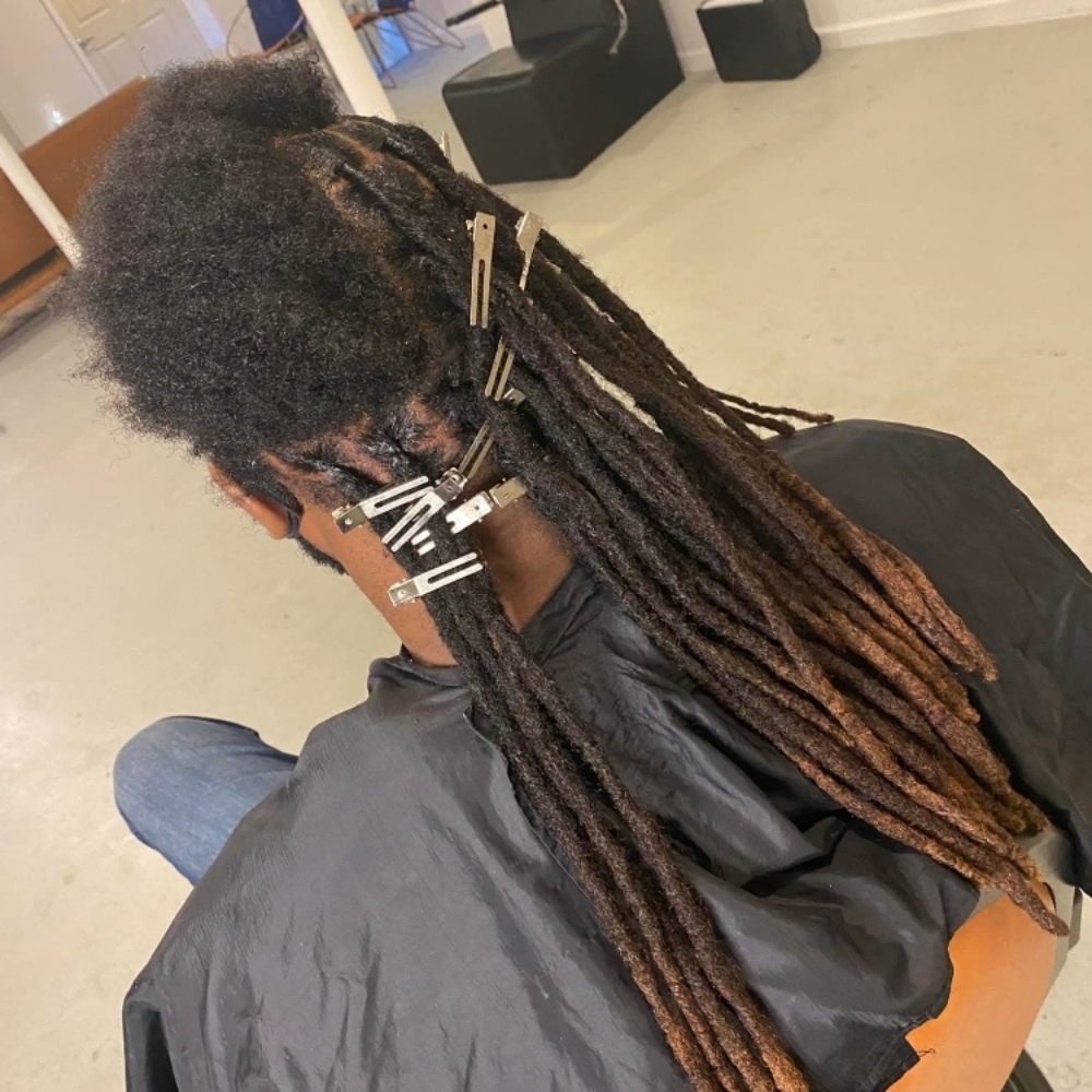 Loc Re Attachment at Billion Hairs Salon in Kansas City, KS