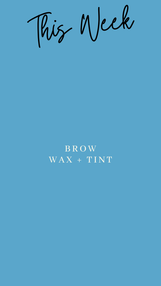 Brow Wax + Tint