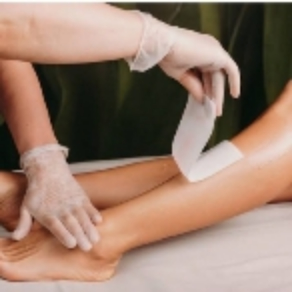 Half leg at Bare Skinned & Beauty in River Falls, WI