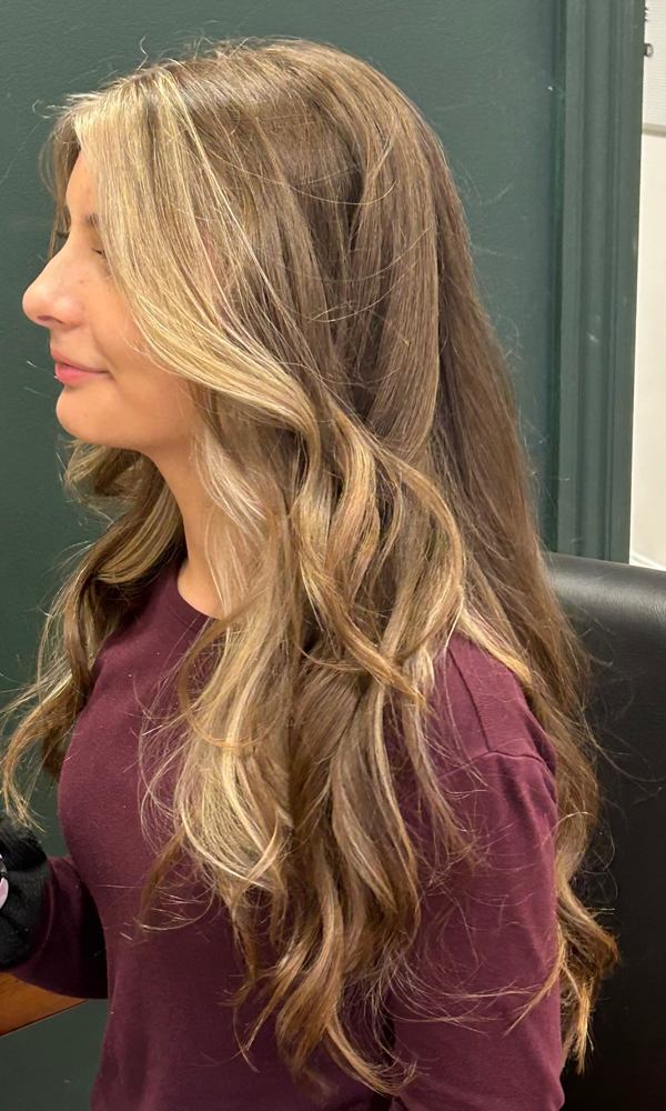 Money Piece with Halo Foiling