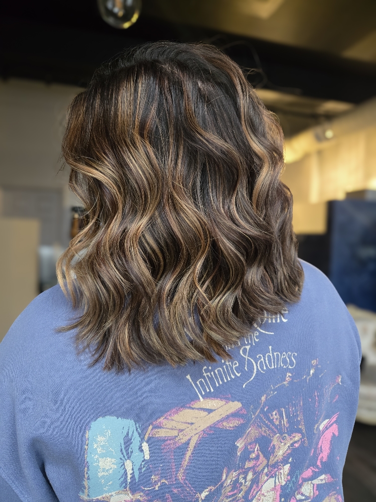 Partial Balayage + haircut