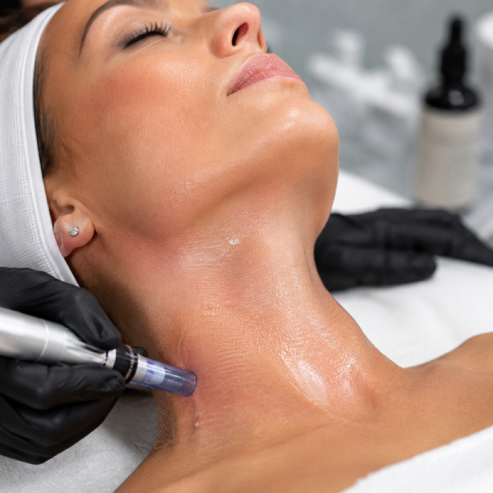 ADD ON Microneedling Neck at Five2 Spa in Omaha, NE