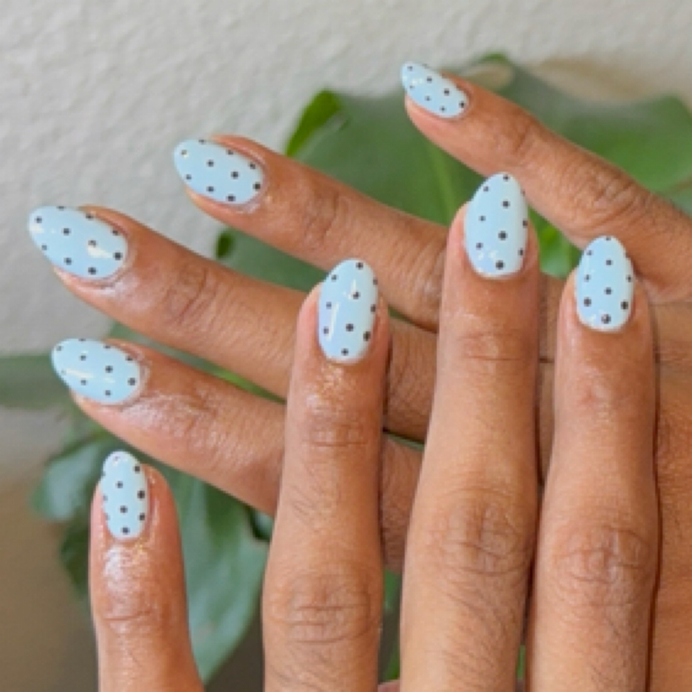 Polka Dots Design at Cin Nail Studio _ by Ci Ci in San Ramon, CA