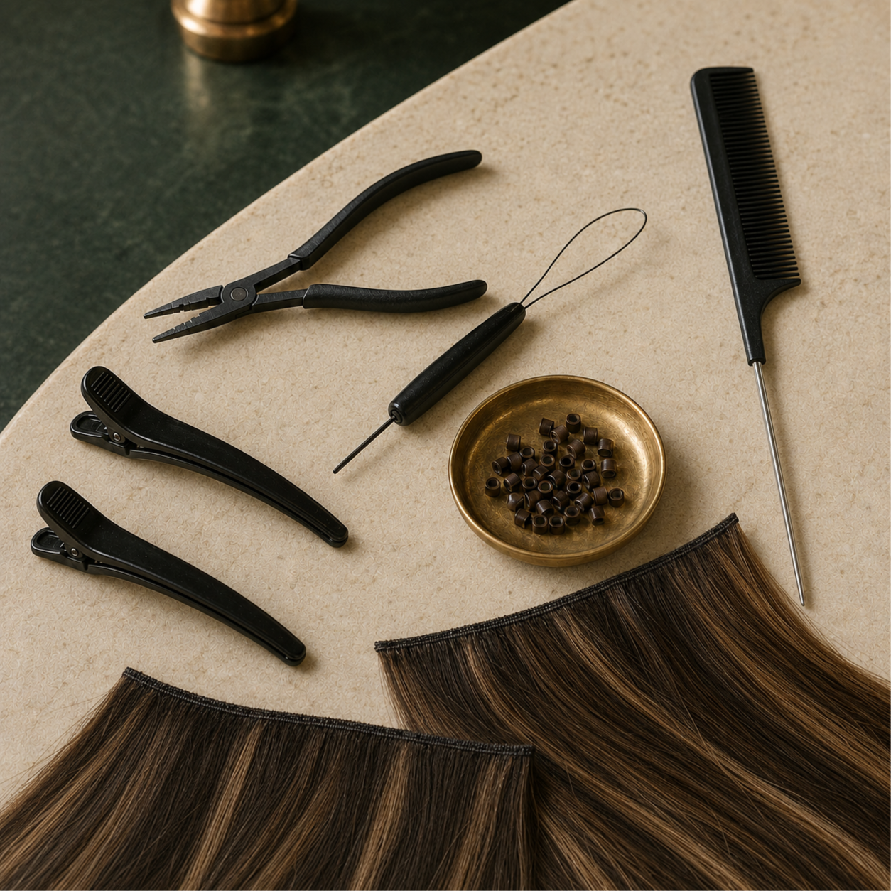 Extenion Color Matching Consult at Sole Hair Studio in Metairie, LA
