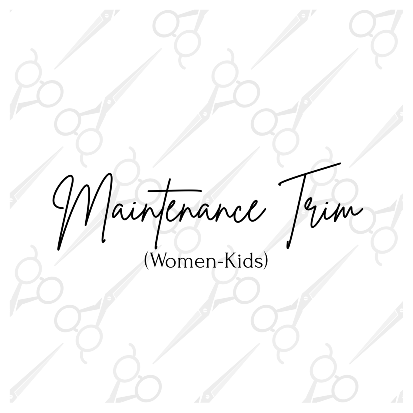 Women's Maintenance Trim