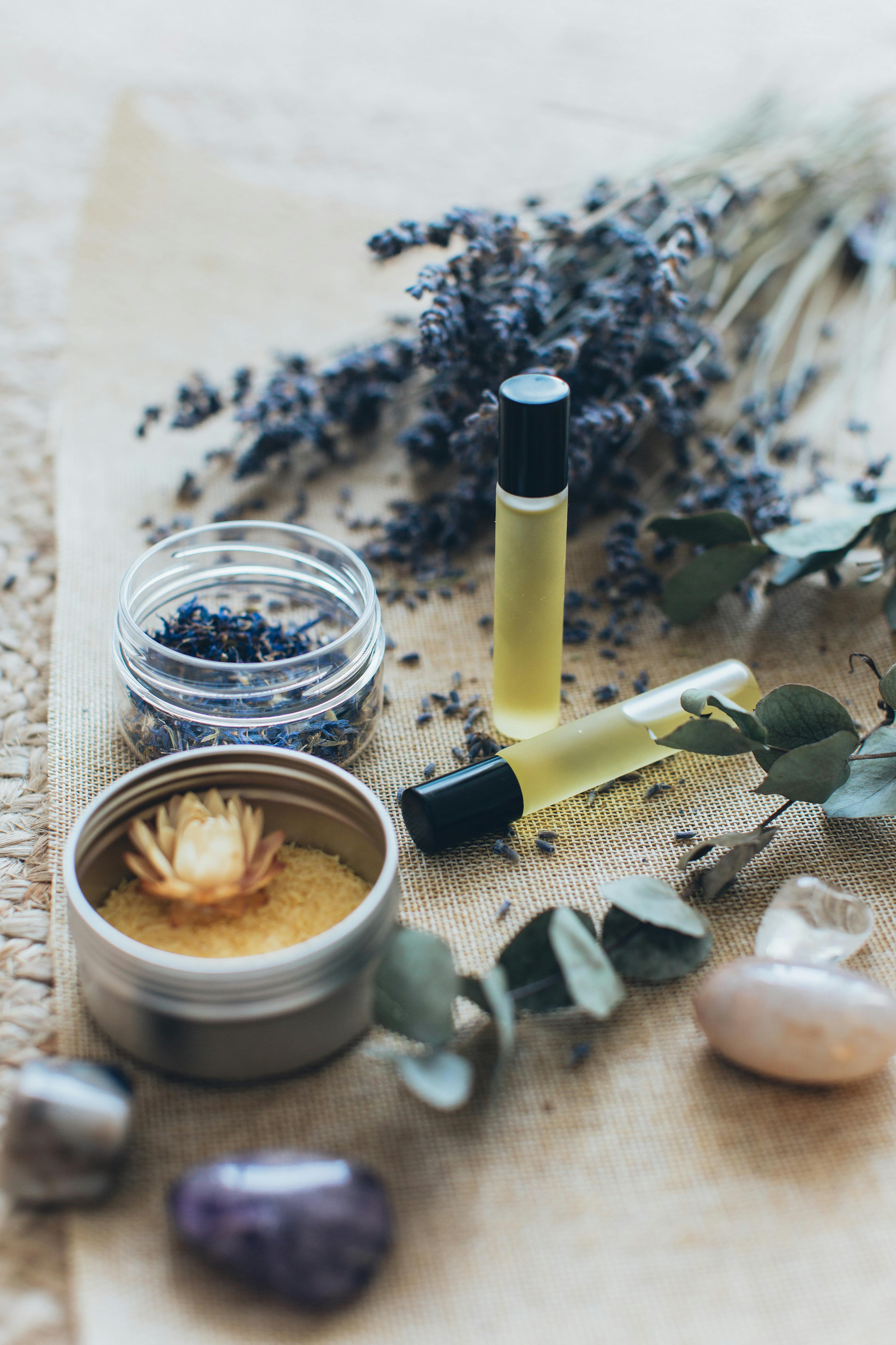 Aromatherapy scalp massage