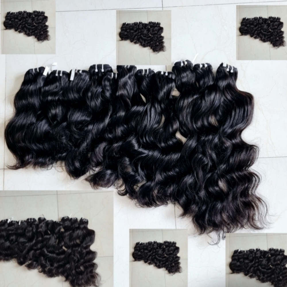 2 Bundles 18 inch Wavy Human Hair at Salon Iso weaves in District Heights, MD