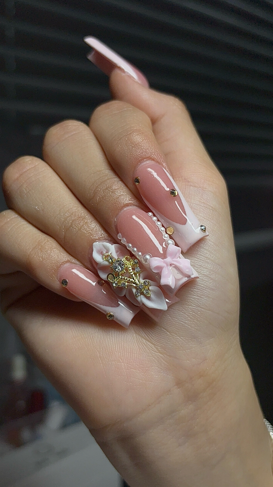 Long Acrylic Full Set